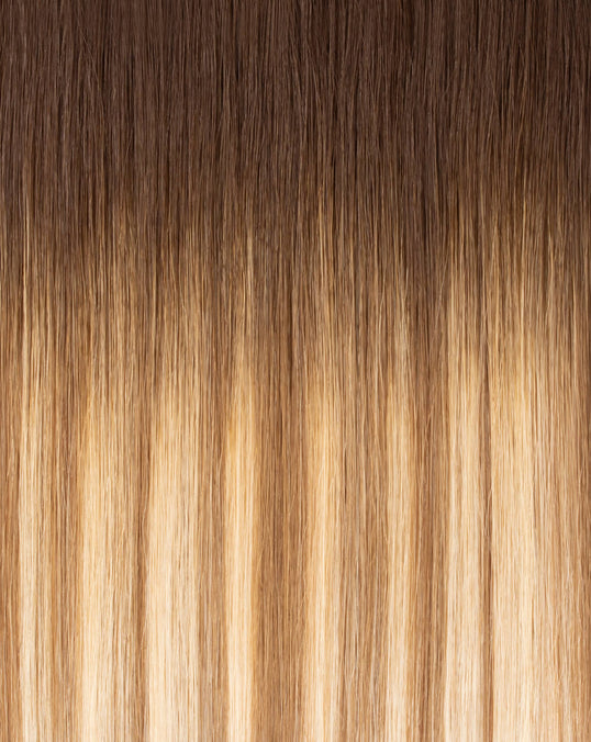 Deluxe Half Flat Weft - Colour T4-8/613 Length 18