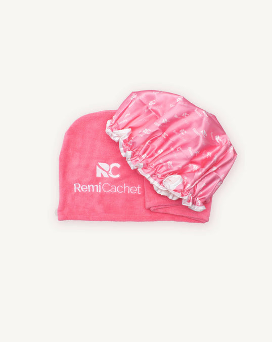 Extensions Towel and Shower Cap