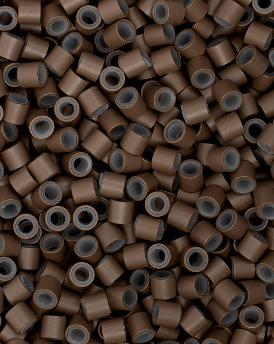 Silicone Rings 3.5mm - Medium Brown 100 Pieces