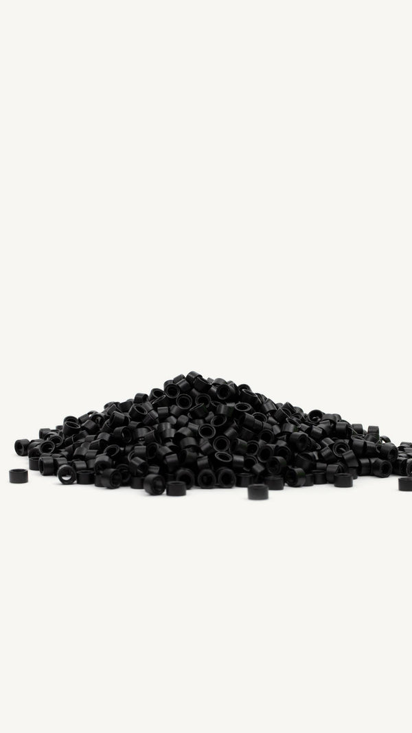 Silicone Rings 5mm - Black 1000 Pieces