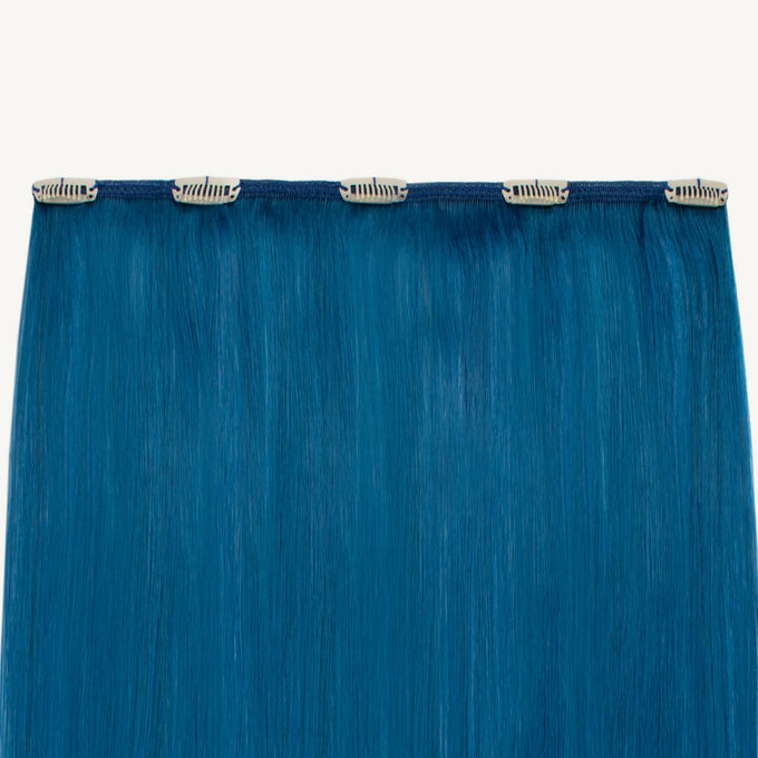 Clip In Strip - Colour Blue Length 18
