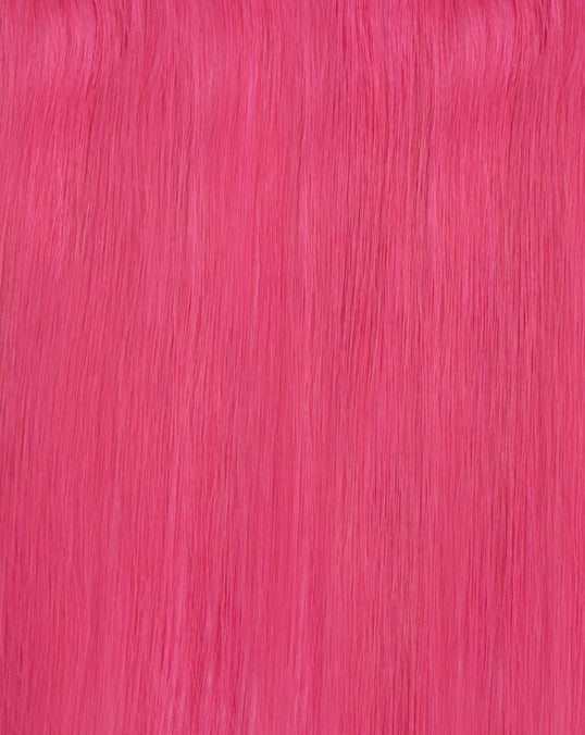 Clip In Strip - Colour Pink Length 18