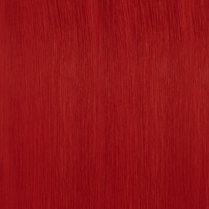 Clip In Strip - Colour Red Length 18