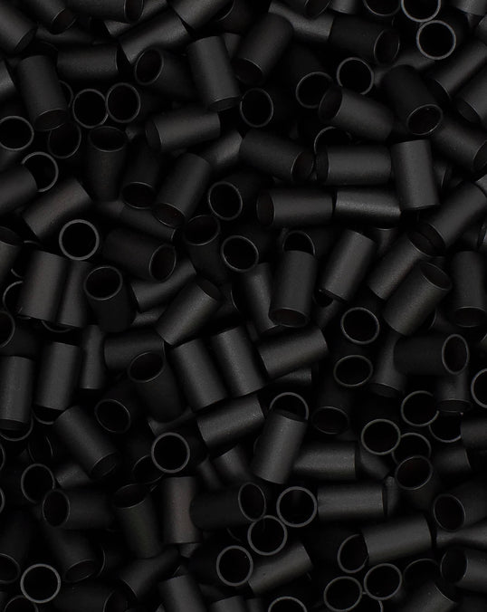 Mini Locks 3mm - Black 100 Pieces