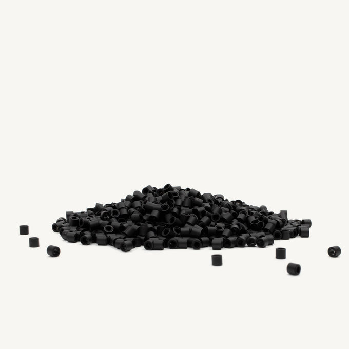 Silicone Rings 3.5mm - Black 1000 Pieces